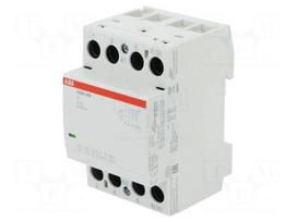 Contactor: 4-pole installation | NO x4 | 12VAC | 12VDC | 63A | DIN | ESB