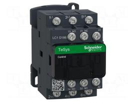 Contactor: 3-pole | NO x3 | Auxiliary contacts: NC,NO | 24VDC | 12A