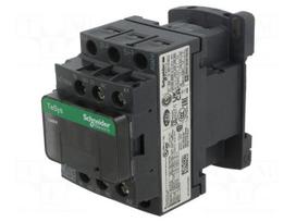 Contactor: 3-pole | NO x3 | Auxiliary contacts: NO + NC | 415VAC | 9A