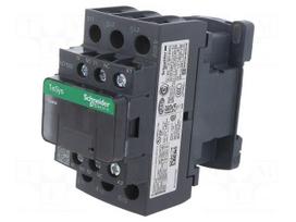 Contactor: 3-pole | NO x3 | Auxiliary contacts: NO + NC | 24VDC | 32A