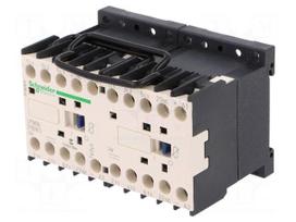 Contactor: 3-pole reversing | NO x3 | Auxiliary contacts: NC | 24VDC