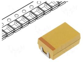Capacitor: tantalum-polymer | 47uF | 16VDC | Case: Y | 2917 | ESR: 70mΩ
