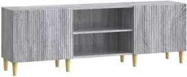 TV staliukas Televizoriaus spintelė Pilka sonoma ąžuolo 150 x 31 x 50 cm