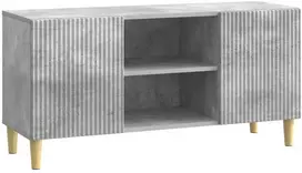 TV staliukas Televizoriaus spintelė Betono pilka 102 x 34,5 x 50 cm