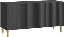 TV staliukas Televizoriaus spintelė Juoda 99 x 34,5 x 50 cm Apdirbta mediena