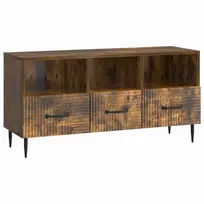 TV staliukas Televizoriaus spintelė Dūminio ąžuolo 102 x 34,5 x 50 cm