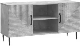 TV staliukas Televizoriaus spintelė Betono pilka 102 x 34,5 x 50 cm