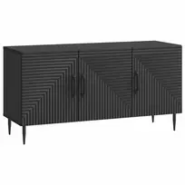 TV staliukas Televizoriaus spintelė Juoda 99 x 34,5 x 50 cm Apdirbta mediena