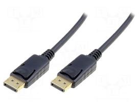 Cable | DisplayPort 1.1a | DisplayPort plug,both sides | 10m | black