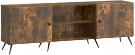 TV staliukas Televizoriaus spintelė Dūminio ąžuolo 150 x 31 x 50 cm