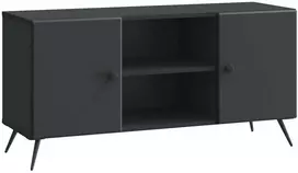 TV staliukas Televizoriaus spintelė Juoda 102 x 34,5 x 50 cm