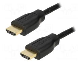 Cable | HDMI 1.4 | HDMI plug,both sides | 5m | black