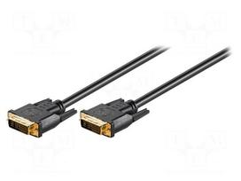 Cable | DVI-I (24+5) plug,both sides | 10m | black