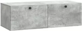 TV staliukas Sieninė TV spintelė Betono pilka 98 x 41 x 30 cm
