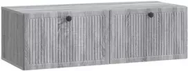 TV staliukas Sieninė TV spintelė Pilka sonoma ąžuolo 98 x 41 x 30 cm