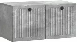 TV staliukas Sieninė TV spintelė Betono pilka 59,5 x 31 x 30 cm