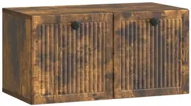 TV staliukas Sieninė TV spintelė Dūminio ąžuolo 59,5 x 31 x 30 cm