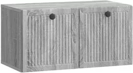 TV staliukas Sieninė TV spintelė Pilka sonoma ąžuolo 59,5 x 31 x 30 cm