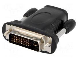 Adapter | DVI-D (24+1) plug,HDMI socket | Colour: black