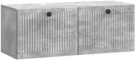 TV staliukas Sieninė TV spintelė Betono pilka 78,5 x 31 x 30 cm