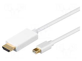 Cable | DisplayPort 1.1 | mini DisplayPort plug,HDMI plug | 1m