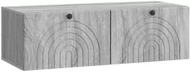 TV staliukas Sieninė TV spintelė Pilka sonoma ąžuolo 99 x 41 x 30 cm