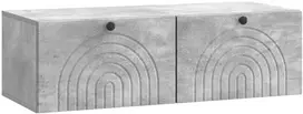 TV staliukas Sieninė TV spintelė Betono pilka 99 x 41 x 30 cm