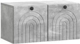 TV staliukas Sieninė TV spintelė Betono pilka 59,5 x 31 x 30 cm