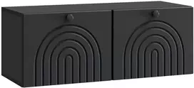 TV staliukas Sieninė TV spintelė Juoda 78,5 x 31 x 30 cm Apdirbta mediena