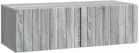 TV staliukas Sieninė TV spintelė Pilka sonoma ąžuolo 98 x 41 x 30 cm
