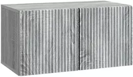 TV staliukas Sieninė TV spintelė Pilka sonoma ąžuolo 59,5 x 31 x 30 cm