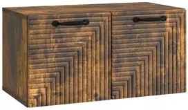 TV staliukas Sieninė TV spintelė Dūminio ąžuolo 59,5 x 31 x 30 cm