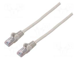 Patch cord | SF/UTP | 5e | stranded | CCA | PVC | grey | 5m | 26AWG