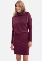 Suknelė moteriška bordo spalvos