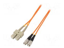Fiber patch cord | OM2 | FC/UPC,SC/UPC | 1m | LSZH | orange