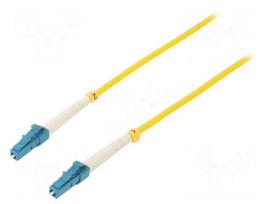 Fiber patch cord | both sides,LC/UPC | 0.5m | LSZH | yellow