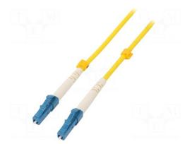 Fiber patch cord | both sides,LC/UPC | 3m | LSZH | yellow