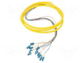Optic fiber pigtail | LC/UPC,fiber | 2m | Input: fiber x12