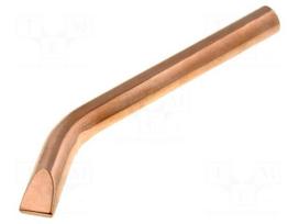 Tip | chisel,bent | 12.7mm | copper tip