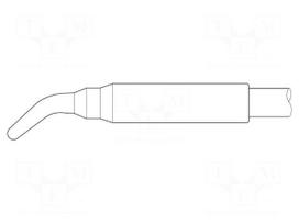 Tip | bent conical | 0.5mm