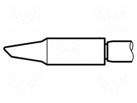 Tip | conical sloped | 1mm
