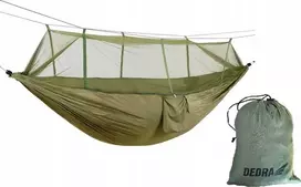 Dedra Hamakas 330x140cm su tinkleliu nuo uodų