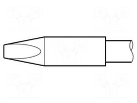 Tip | chisel | 2.4x0.6mm | longlife