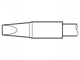 Tip | chisel | 3.2x1.2mm | longlife