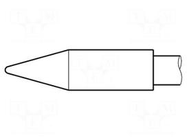 Tip | conical | 1.7mm | longlife