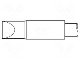 Tip | chisel | 7.5x1.5mm | longlife