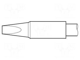 Tip | chisel | 4x1.3mm | longlife