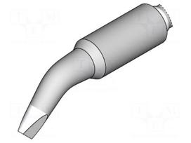 Tip | bent chisel | 3.5x1.5mm | longlife