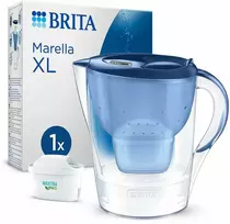 Brita vandens filtravimo ąsotis Marella XL 3,5L, elektrinis indikatorius, mėlynas, su MAXTRA PRO Pure Performance filtru