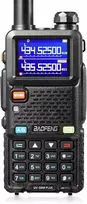 Baofeng nešiojama radijo stotelė UV-5RM Plus, UHF/VHF, 999 kanalų, 5 km, baterija 2500 mAh